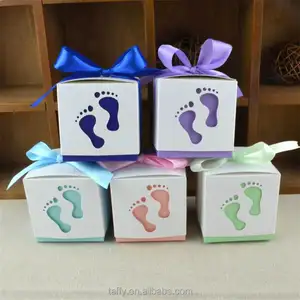 kids birthday party favor box baby shower favors baby feet gift boxes candy box