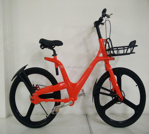Vélo à partager public de 26 pouces pour système de location intelligent City avec kiosque de station d'accueil - Product Image 1