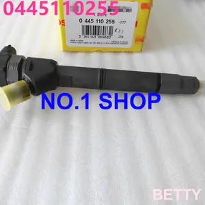 100% echt en Hoge Kwaliteit Diesel Injector 0445110256 0445110255 voor BOS CH, Hoge Druk Common Rail Injector 0986435152