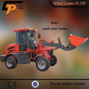 व्हील लोडर डीजल नई स्थिति हाइटेक Zl12f चाकू kshovel मिनी व्हील लोडर 4x4 4x4 चीन सस्ती कीमत - Product Image 4
