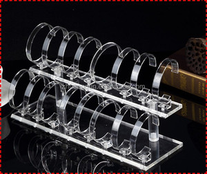 Giá Đỡ 16 Vòng Tròn Trưng Bày Đồng Hồ 2 Lớp Chất Lượng Tốt Giá Đứng Trưng Bày Đồng Hồ Siêu Acrylic Độc Đáo - Product Image 3