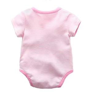 OEM elegante tutina in maglia organica morbida estiva <span class=keywords><strong>abbigliamento</strong></span> semplice per neonato - Product Image 2