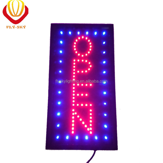 Best Selling 19"x10" LED Open Sign Electronic Billboard Bright Advertising Board Flashing Window Display Sign