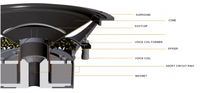 Moteur de subwoofer à aimant néodyme MAX AUDIO - Usine professionnelle OEM/ODM