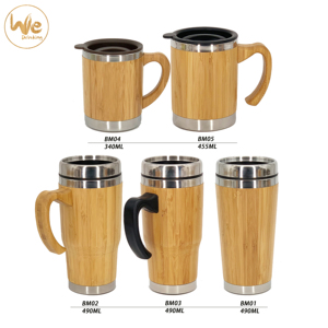 BS04-taza de té de bambú con aislamiento, vaso con colador, infusor para hojas sueltas, té, café y agua de frutas, 19oz, 550ml - Product Image 5