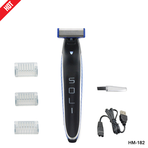 Hm-182 Usb Rechargeable Électrique Micro Tactile Solo Barbe Cheveux <span class=keywords><strong>Tondeuse</strong></span> - Product Image 1