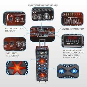 Hoxen dual 10 "altavoz profesional, sistema de altavoces con luz del partido de DJ mostrar L-146 - Product Image 2