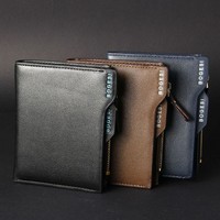 Produsen Asli Bogesi Guangzhou untuk Dompet Bermerek, Dompet Kulit Pendek Pria Bogesi Premium Berkualitas Tinggi dengan Resleting