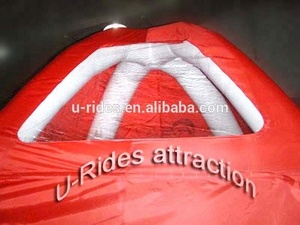 بسعر المصنع خيمة استحمام من كلوريد البولي فينيل مختومة بالهواء من القماش المشمع لشخص واحد قابلة للنفخ خيمة مرحاض خارجية - Product Image 2