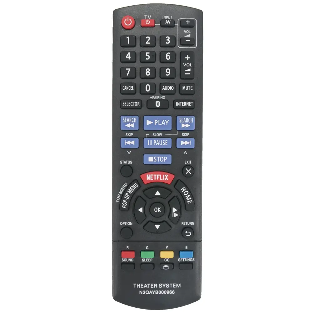 New replacement dvd remote control N2QAYB000966 for Panasonic HOME THEATER/DVD