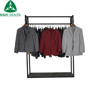 Korean Import Used Clothing Bales Second Hand Used Men Formal Business Suit Second Hand Winter Clothes