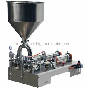SAMMI cream cheese filler Beverage Chemical Food Medical Cartons Filling Machine with 2 nozzle 100 1000ml paste filling machine