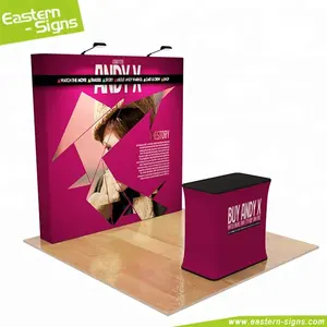 Aluminium Material Polyester Messe display freistehender 3x3 Messestand Messestand