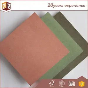 18mm colored mdf fireproof mdf fire resistant red mdf