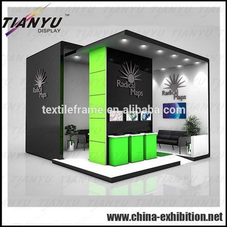 Creative Cosmetic Exhibit Booth Design - China & USA