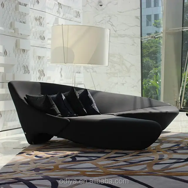 Современный модный диван в форме Луны из стекловолокна