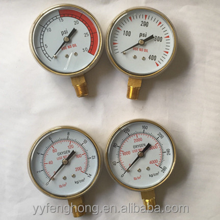 Манометр высокого давления с латунным манометром