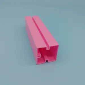 custom make ABS/PVC square tube extrude plastic tubing