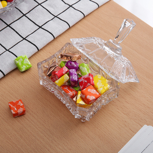 Chất Lượng Tốt Nhất Antique Bright Đường Kẹo Bát Thủy Tinh Kẹo Nồi Chân Thủy Tinh Kẹo Jar - Product Image 3