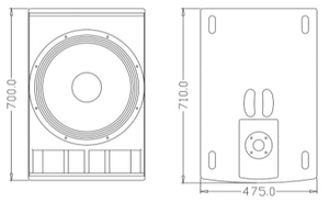 Altavoces activos de <span class=keywords><strong>18</strong></span> pulgadas, <span class=keywords><strong>Subwoofer</strong></span> - Product Image 4