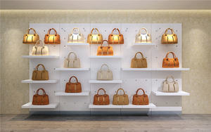 Trang Trí Mới Cho Cửa Hàng Bán Lẻ Túi Cửa Hàng Trưng Bày Túi Trưng Bày Bằng Gỗ - Product Image 2