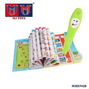 재미있는 플라스틱 언어 책 어린이 영어 학습 노트북 펜 - Product Image 2