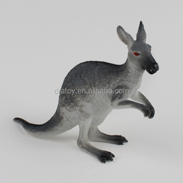 Полирезиновая статуя кенгуру, пластиковые игрушки-кенгуру