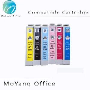 MoYang CARTOUCHE D'ENCRE T0851 T0852 T0853 T0854 T0855 T0856 Compatible pour EPSON PHOTO 1390 R330 imprimante