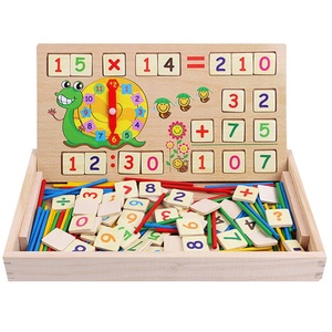 Materiale <span class=keywords><strong>Montessori</strong></span> Multifunzione per l'Insegnamento, Scatola di Calcolo Digitale, <span class=keywords><strong>Giocattoli</strong></span> Educativi <span class=keywords><strong>in</strong></span> <span class=keywords><strong>Legno</strong></span> per la Matematica - Product Image 3