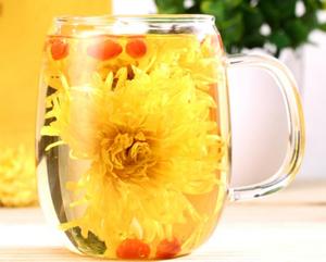 ที่สวยงามสีทองกลีบขายส่งธรรมชาติแห้งดอกเบญจมาศสีเหลืองดอกไม้ชาสำหรับขาย - Product Image 6