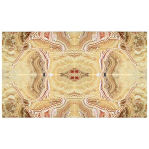 2cm Độ dày khách sạn Châu Âu tự nhiên <span class=keywords><strong>Onyx</strong></span> nền đá cẩm thạch tường thiết kế SH đá vàng đen trong suốt Backlit <span class=keywords><strong>Onyx</strong></span> phiến đá - Product Image 5