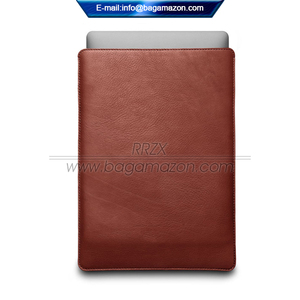 Manica per <span class=keywords><strong>Macbook</strong></span> Manica In Pelle di lana di Cuoio Del Computer Portatile Del Manicotto Del Sacchetto OEM di Fabbrica - Product Image 4