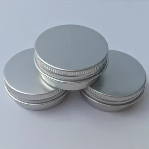 15 ml Screw Top Round Aluminum Tins Cans Aluminum Screw Lid Round Tin Container Bottle