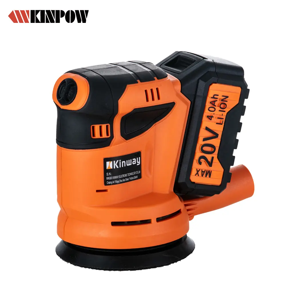 KINPOW lithium 20 v cordless sander met borstelloze motor