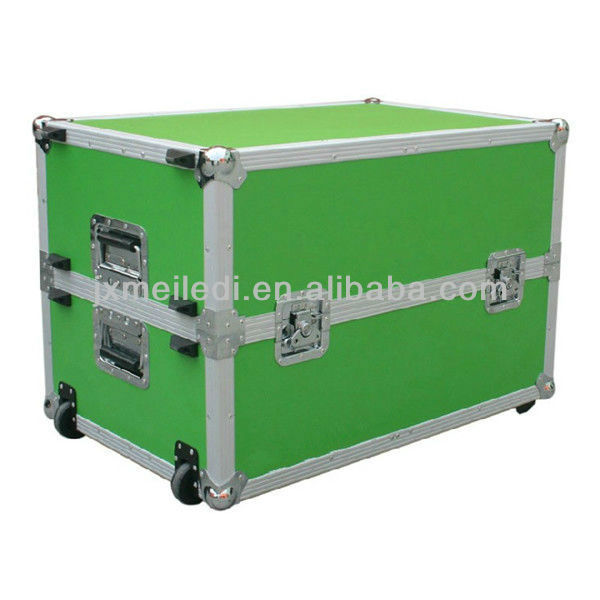 MLD-FC01 Зеленый высококачественный алюминиевый Оборот колеса Потяните Box полетный кейс