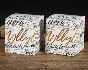 Customize Printed cardboard paper folding box flower seeds packaging