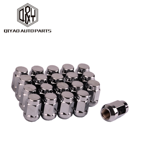 Écrou de <span class=keywords><strong>roue</strong></span> acorde, 10 pièces, Chrome argenté, pour <span class=keywords><strong>roue</strong></span> de voiture - Product Image 2