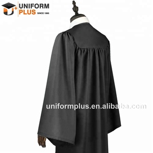 Campione di abito da diploma di scuola superiore nero di alta qualità, Robe De <span class=keywords><strong>laurea</strong></span> e <span class=keywords><strong>Toga</strong></span> di <span class=keywords><strong>laurea</strong></span> - Product Image 3