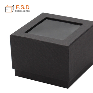 FSD Tùy Chỉnh Giấy Duy Nhất Trong Suốt Pvc Cửa Sổ Xem Hộp Bao Bì Cổ Tay <span class=keywords><strong>Watch</strong></span> Hộp Quà Tặng - Product Image 5