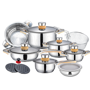 Ustensile de cuisine italien en acier inoxydable, nouveau type métallique de lancement 12 pièces - Product Image 1