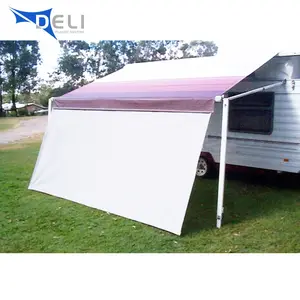 大篷车遮阳篷，遮阳雨篷的大篷车隐私屏幕