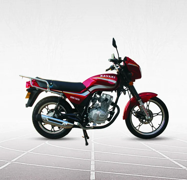 China KAVAKI de exportación de la fábrica 125cc gasolina motorizado de la bici de la suciedad de pasajeros 2 motocicletas de rueda