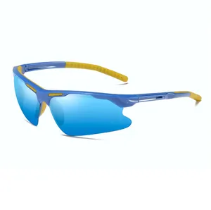工厂热卖高品质运动色调眼镜定制标志太阳镜库存