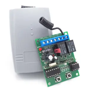 Dc12v interruptor de rádio sem fio, 2 canais controle remoto 433mhz