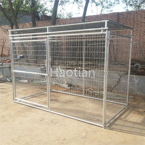 Chó Bao Vây Hình Chữ Nhật Lớn Chạy 200X50Mm Kích Thước Lưới 4Mm Dây Dia 1.5X2.5X1.85M Ra Cửa Chó Chạy Bút Bao Vây - Product Image 2