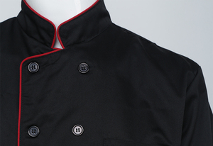 Venta al por mayor Hotel de diseño uniforme de Chef cocinar desgaste restaurante uniforme de Chef chaqueta - Product Image 2