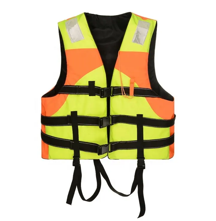 Offre Spéciale professionnel Imperméable À L'eau Réglable ceinture Gilet de Sauvetage Avec Sifflet