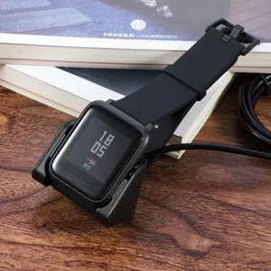 IVANHOE Kabel Pengisian USB Pengisi Daya Dok Cradle untuk Xiaomi Huami Amazfit Bip Smart Watch Pengisi Daya Edisi Remaja