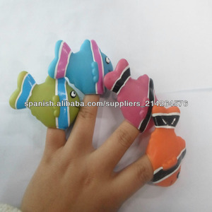 promocional <span class=keywords><strong>títere</strong></span> pez <span class=keywords><strong>de</strong></span> plástico - Product Image 1