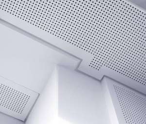 Panneau insonorisant perforé de conception moderne pour la solution de conception graphique de salle de conférence de réunion - Product Image 2